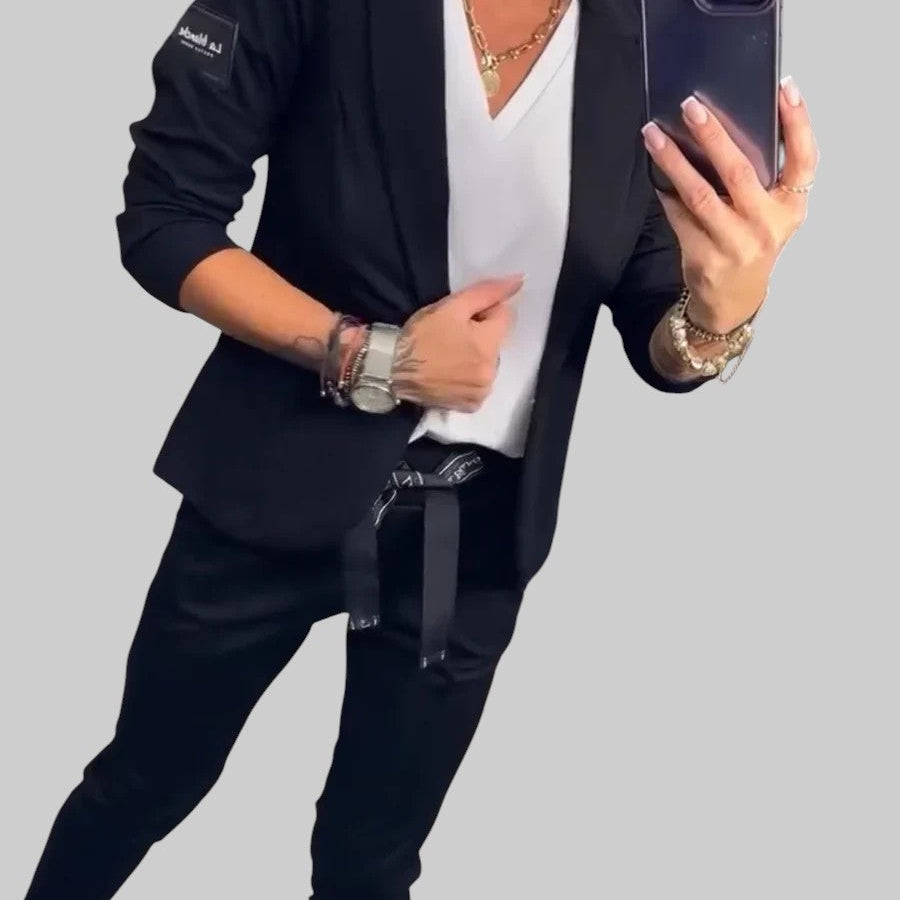 Camila - Conjunto casual com blazer macio e joggers