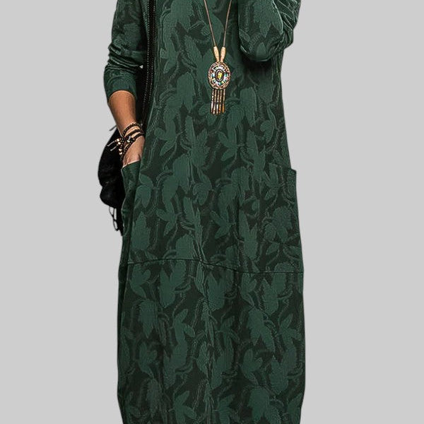 Lídia - Vestido de inverno elegante