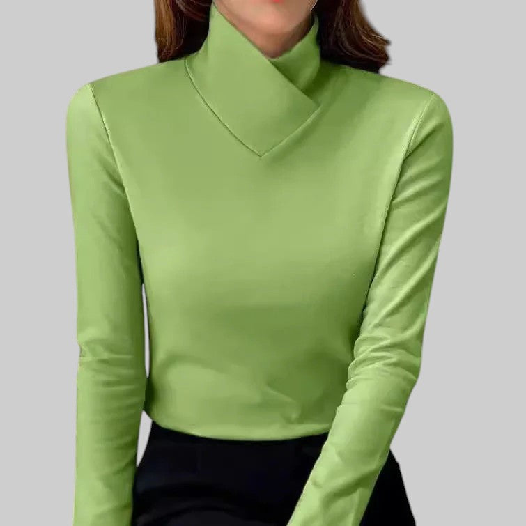 Rafaela | Corte elegante de camisola de gola alta