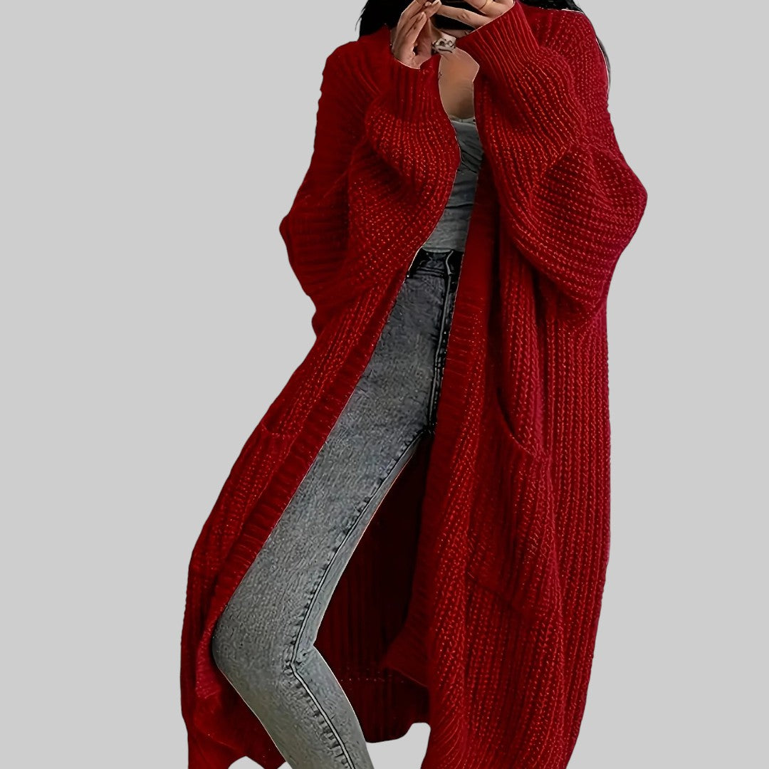 Inês - Cardigan comprido para conforto e confiança