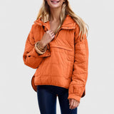 Letícia - Sweatshirt oversize com capuz impermeável