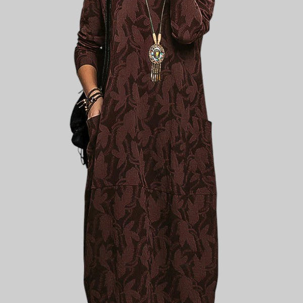 Lídia - Vestido de inverno elegante