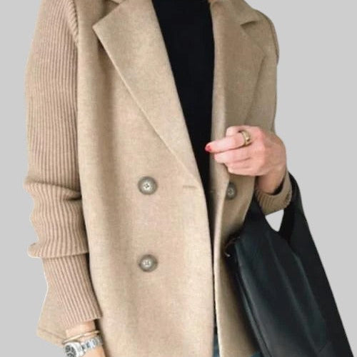 Laura - Blazer elegante com mangas de malha