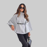 Júlia - Casaco elegante com mangas borboleta e cinto