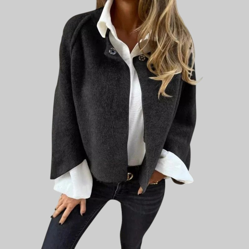 Nicole - Casaco curto com mangas elegantes e flare