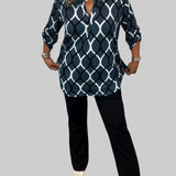 Carolina - Blusa com estampado gráfico