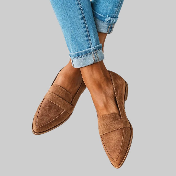 Benedita - Mocassins ortopédicos em pele