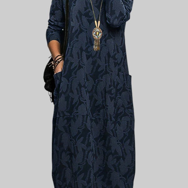 Lídia - Vestido de inverno elegante