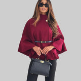Júlia - Casaco elegante com mangas borboleta e cinto
