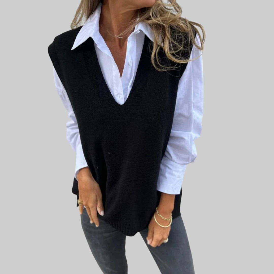 Lia - Cardigan de malha confortável