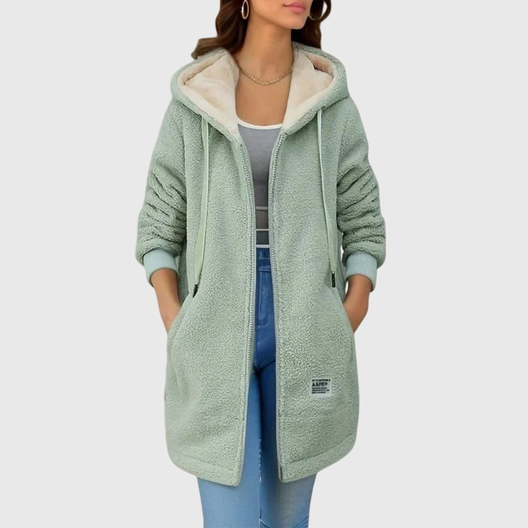 Rita - Casaco de lã feminino – estilo e calor para os dias frios