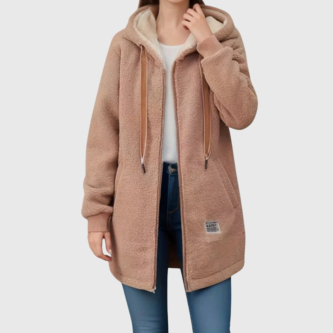 Rita - Casaco de lã feminino – estilo e calor para os dias frios