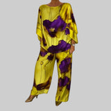 Ana - Conjunto feminino de duas peças em cetim