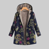 Matilde - Casaco de fleece com padrão floral estiloso