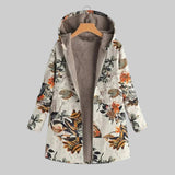 Matilde - Casaco de fleece com padrão floral estiloso
