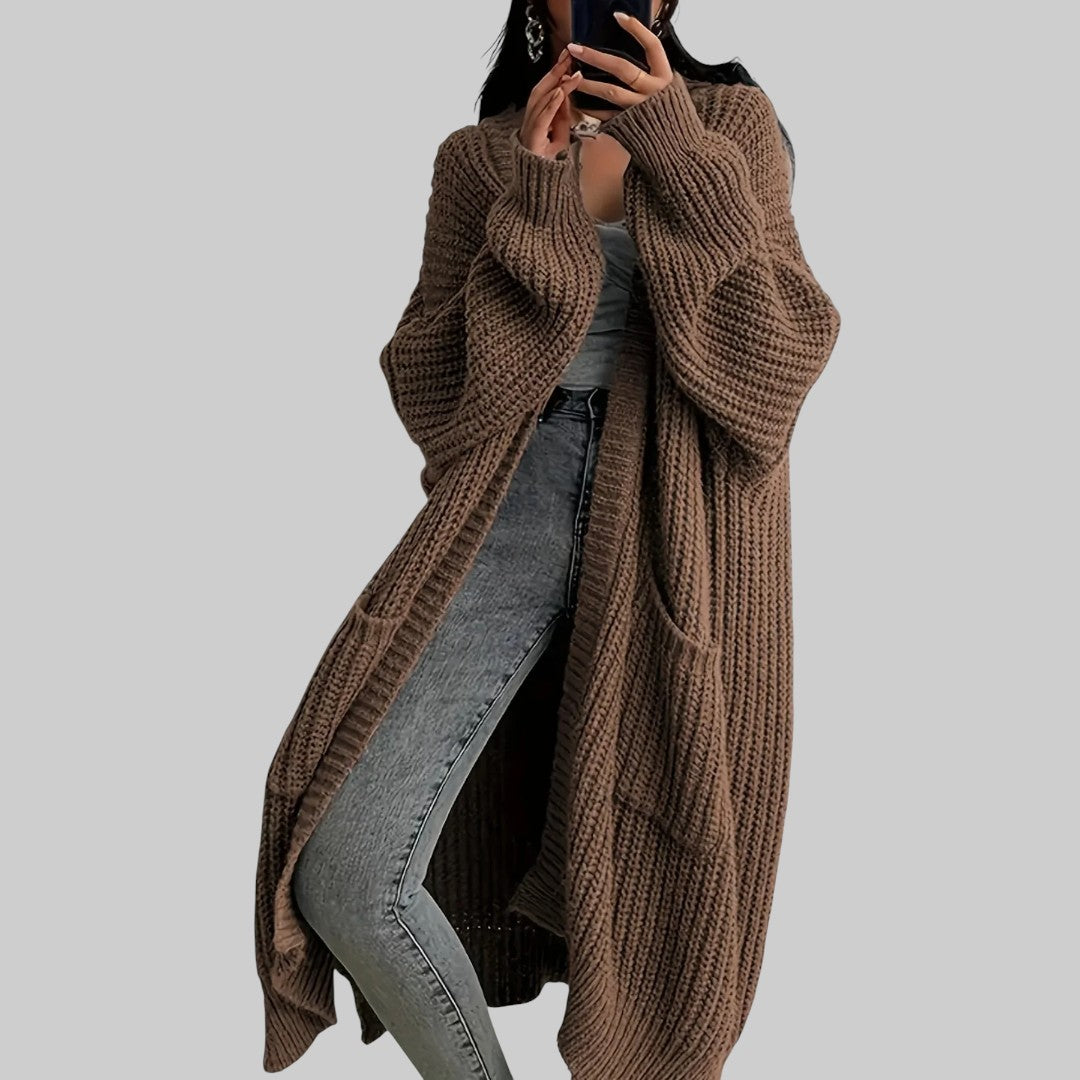 Inês - Cardigan comprido para conforto e confiança