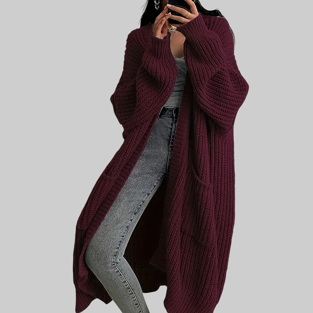Inês - Cardigan comprido para conforto e confiança