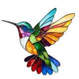 Colar multicolor de beija-flor