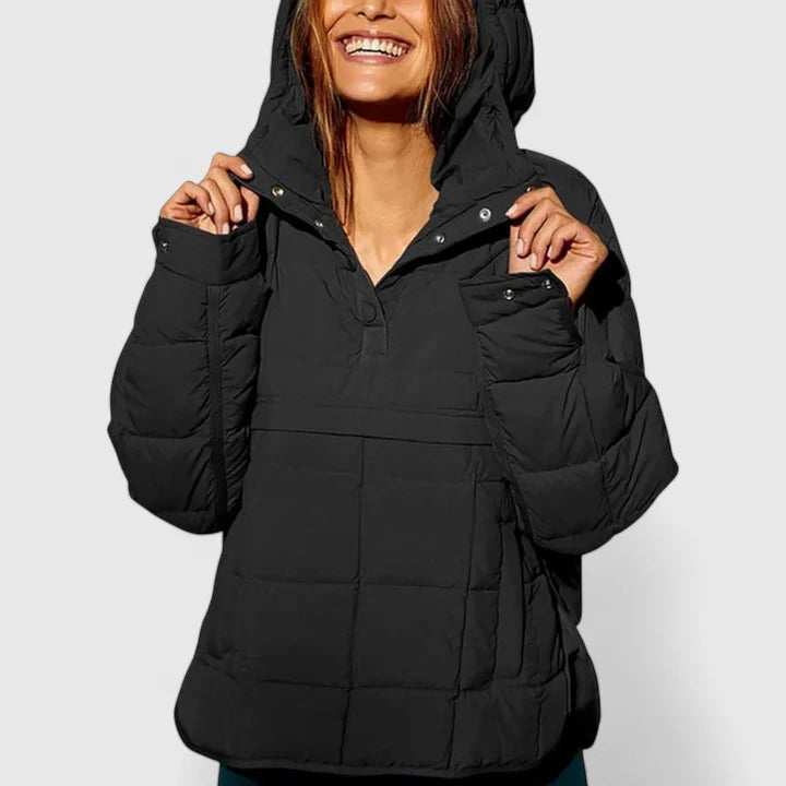 Letícia - Sweatshirt oversize com capuz impermeável