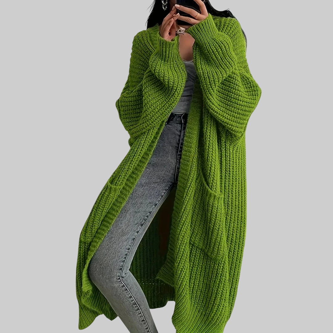 Inês - Cardigan comprido para conforto e confiança
