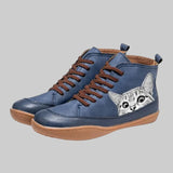 Leticia - Botas em pele para fãs de gatos