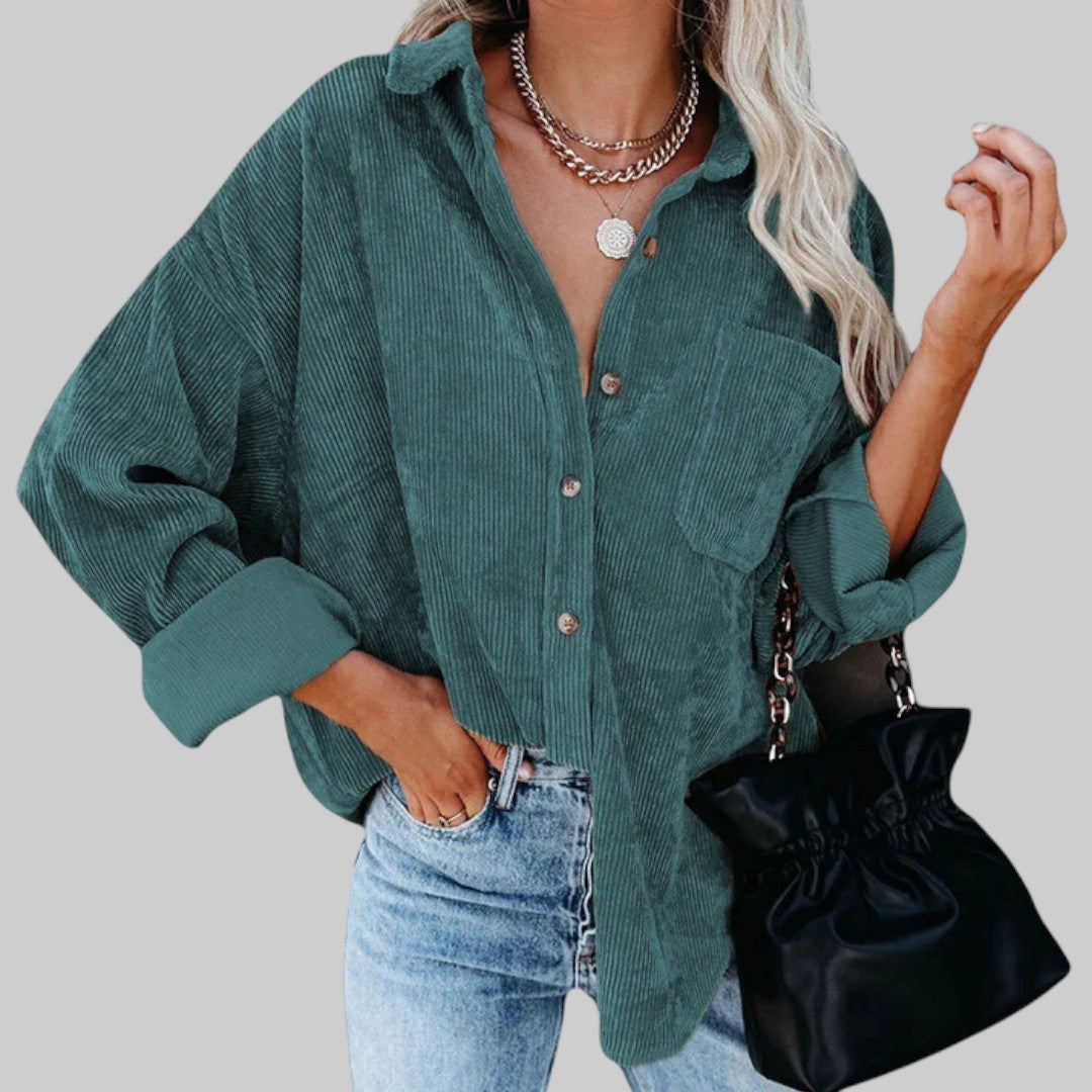 Joana - Blusa oversized de outono
