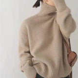 Mónica - Camisola de caxemira com gola alta