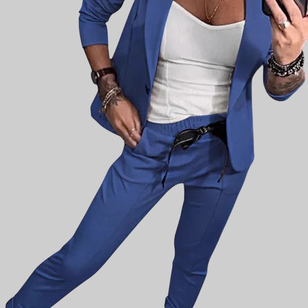 Camila - Conjunto casual com blazer macio e joggers