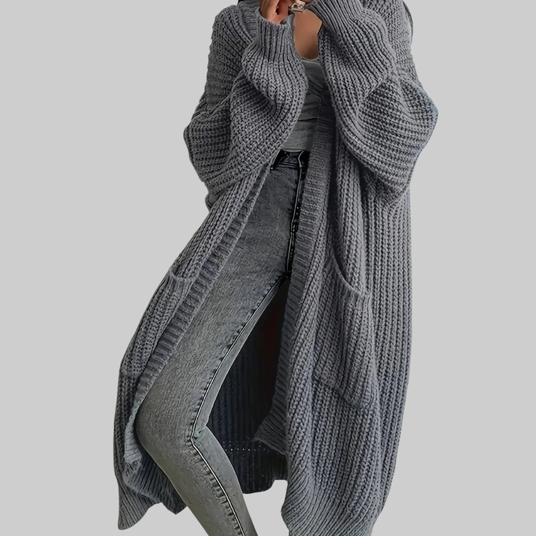 Inês - Cardigan comprido para conforto e confiança