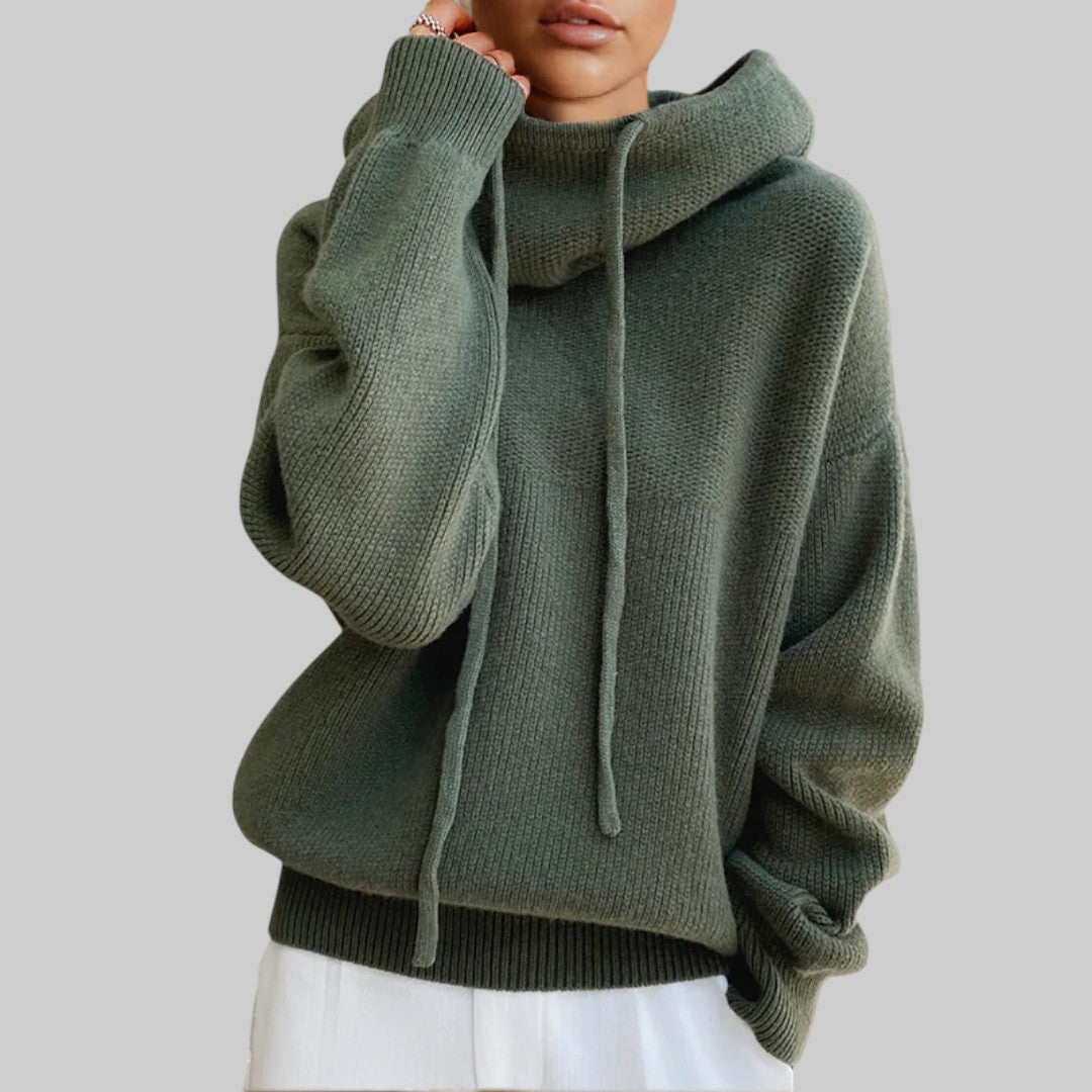 Virgínia - Camisola de gola alta em lã merino