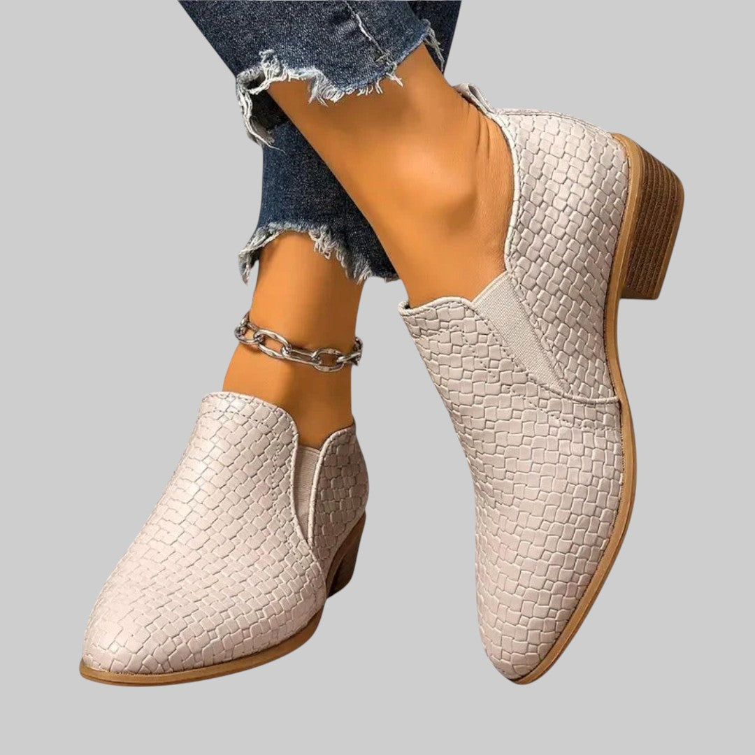 Nicole - Sapatos ortopédicos Oxford em pele ⏐edição premium