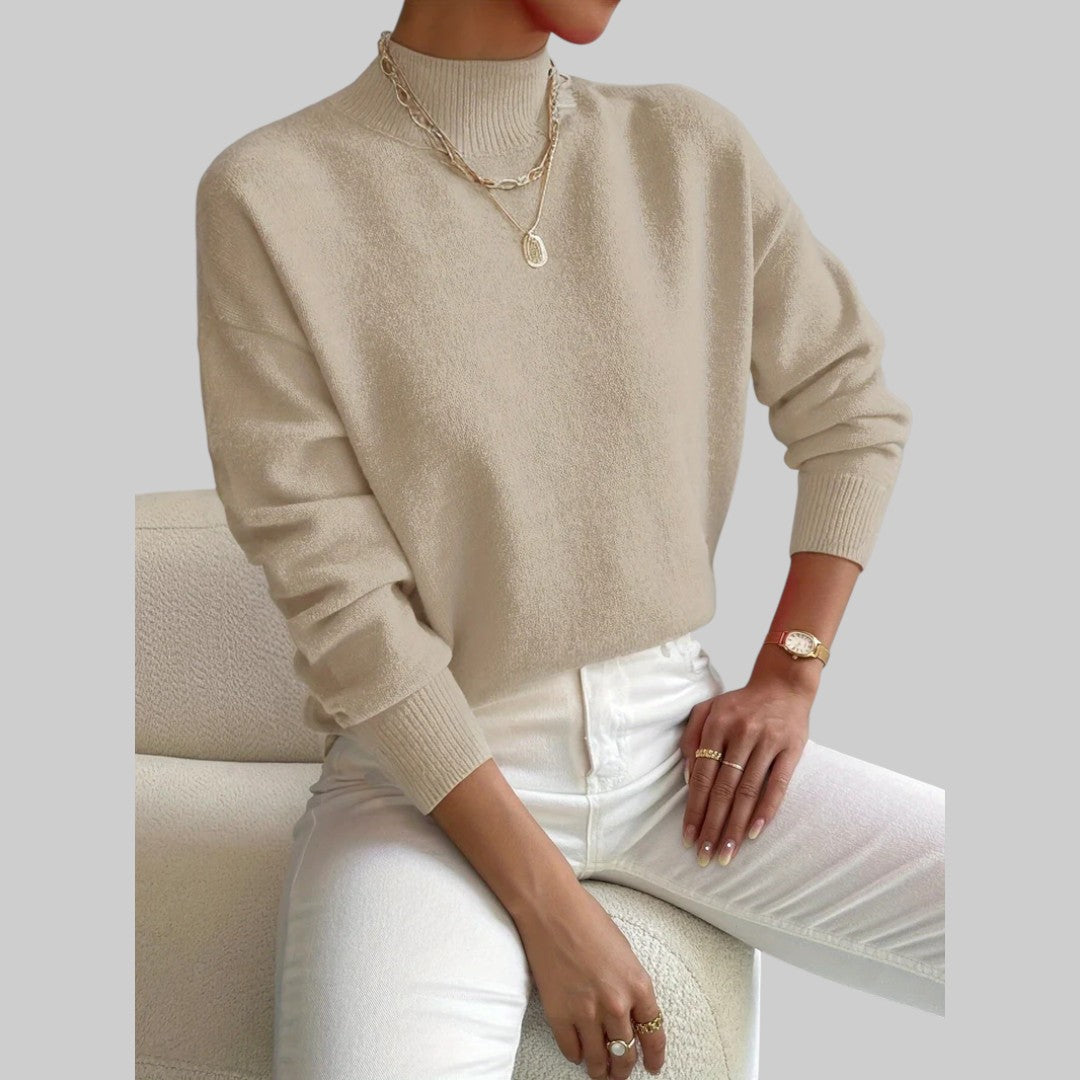 Ariana - Camisola de gola alta elegante e confortável