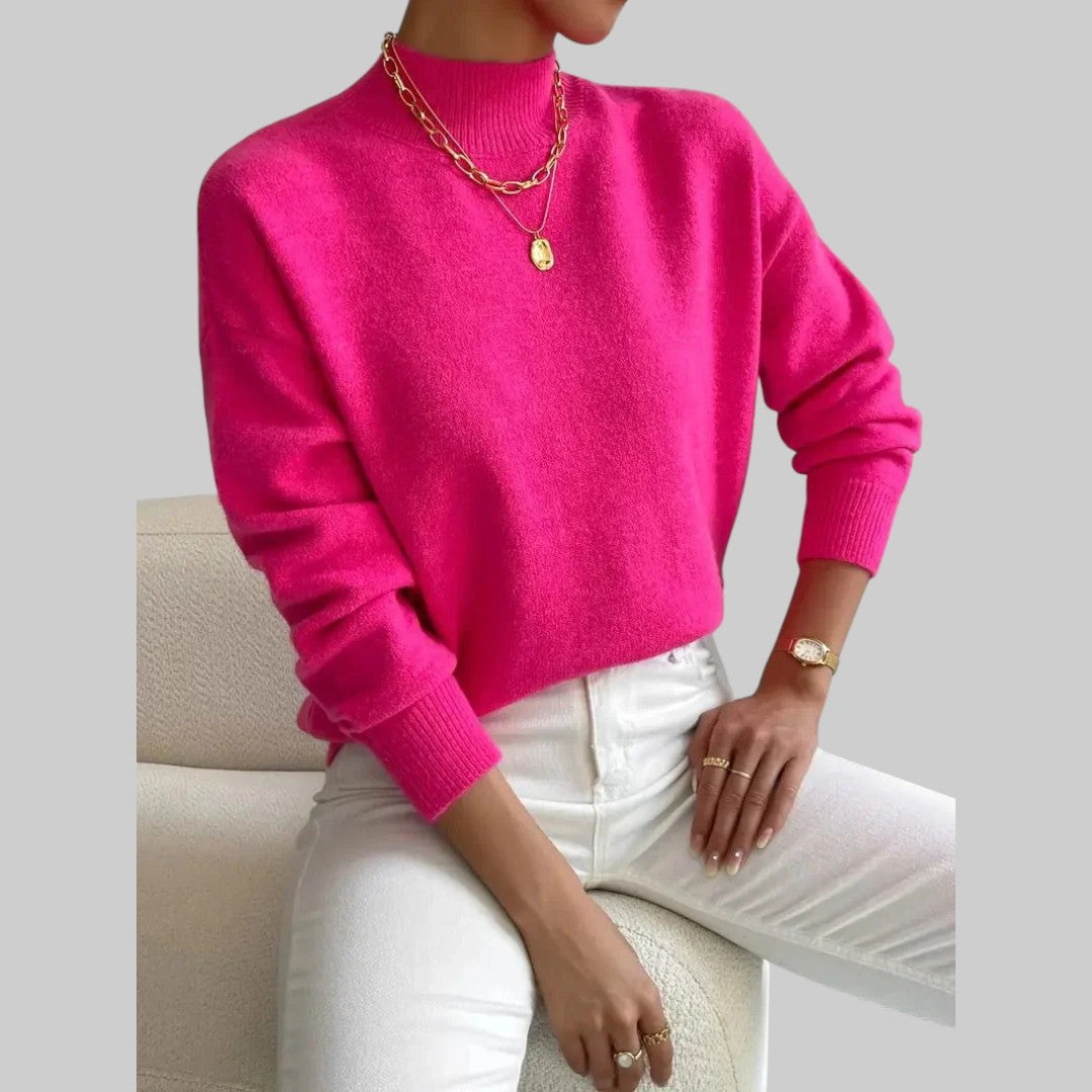 Ariana - Camisola de gola alta elegante e confortável