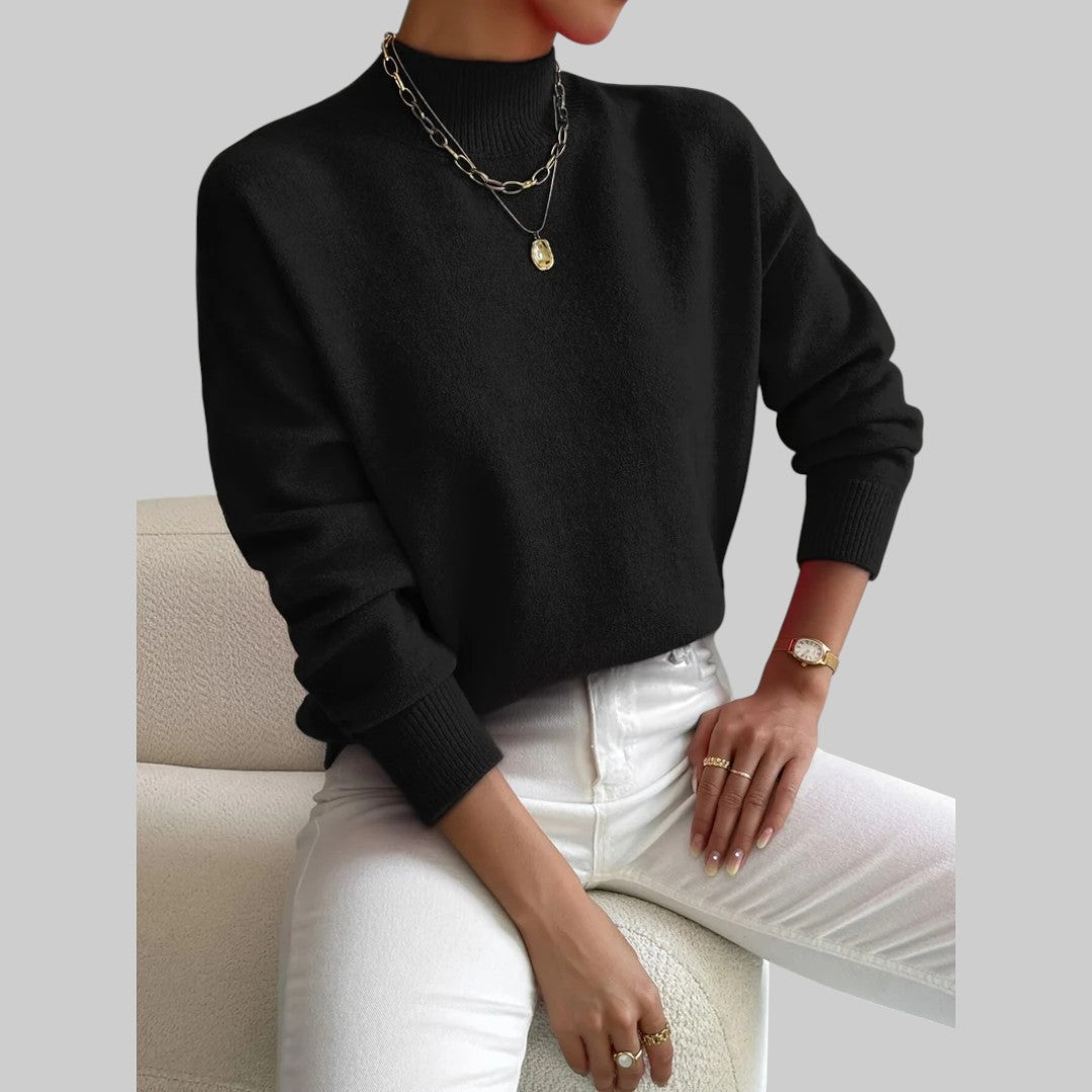 Ariana - Camisola de gola alta elegante e confortável