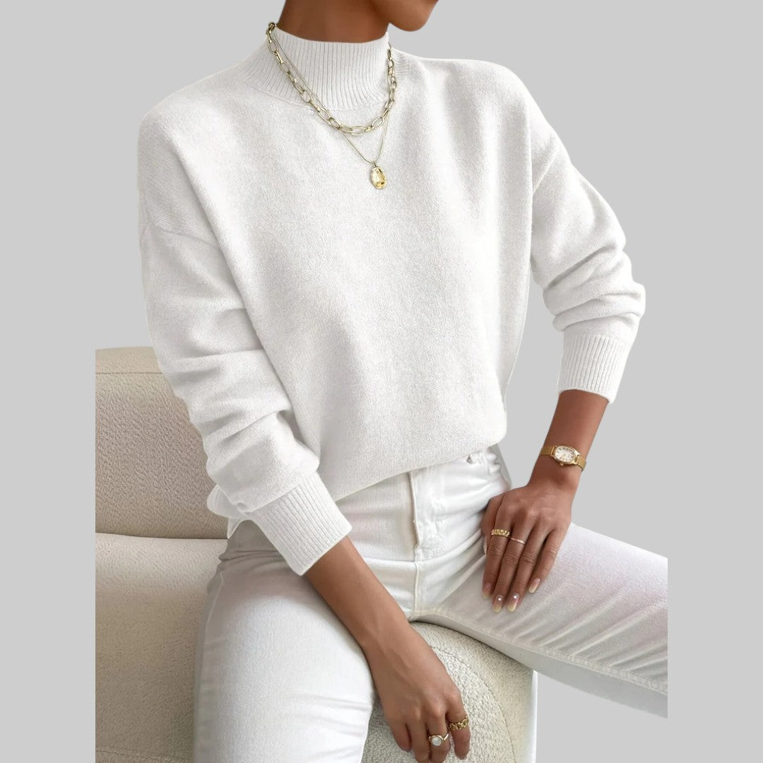 Ariana - Camisola de gola alta elegante e confortável
