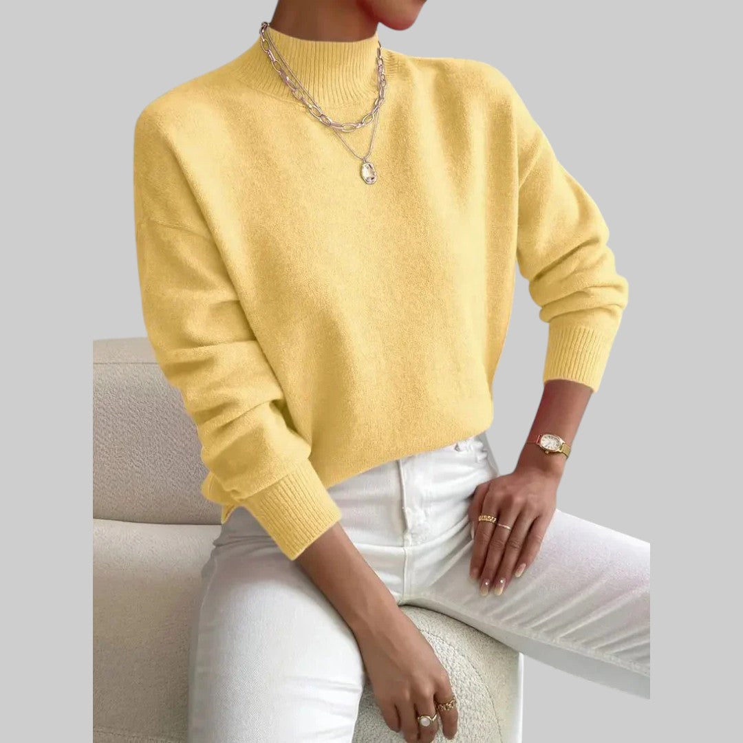 Ariana - Camisola de gola alta elegante e confortável